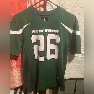New York Jets youth Large  14/16 Jersey Bell 26 NFL Football